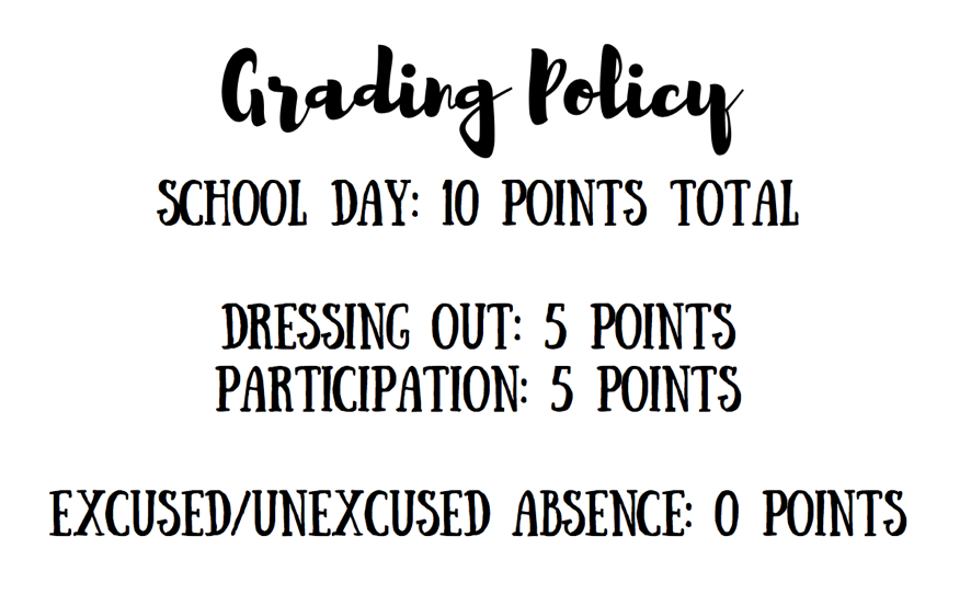 Grading Policy
